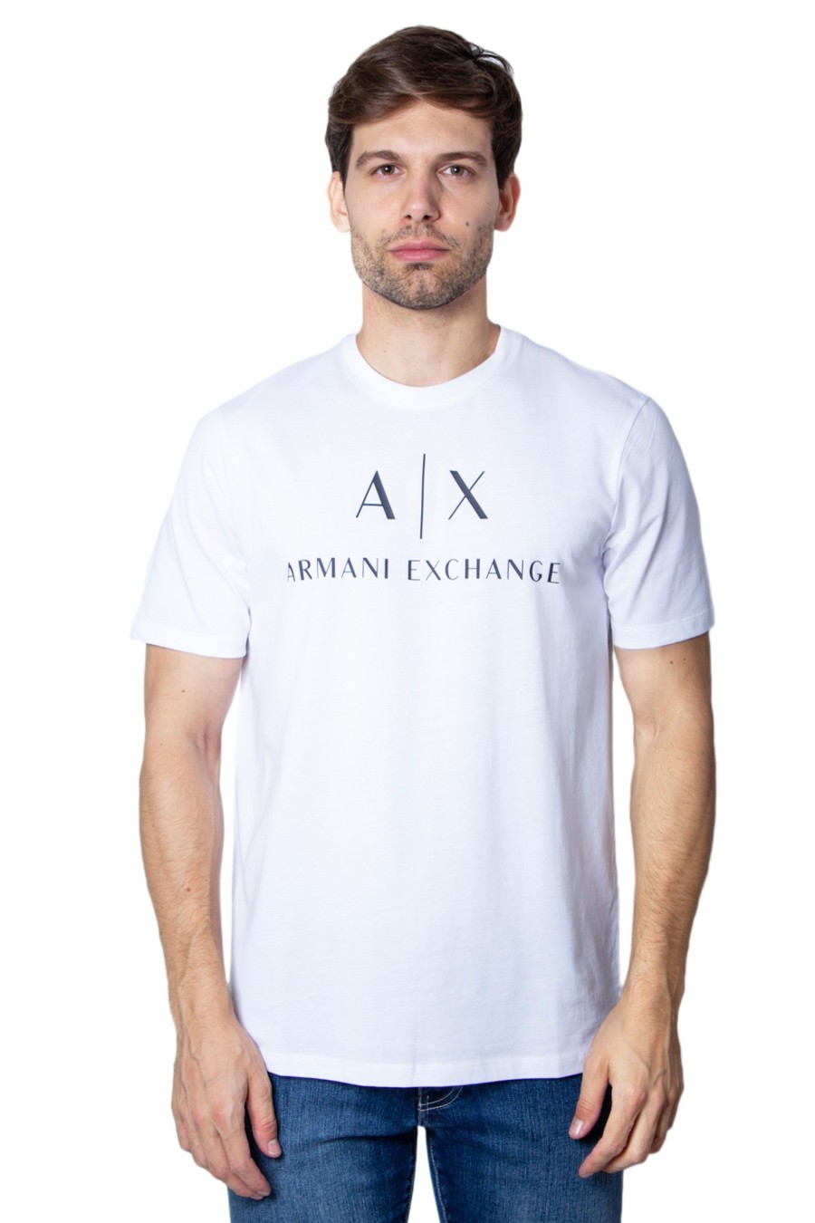 Uomo Armani Exchange | T-Shirt Armani Exchange Bianco