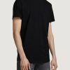 Uomo Jack Jones | T-Shirt Jack Jones Jjebasher Tee O-Neck Ss Noos Nero