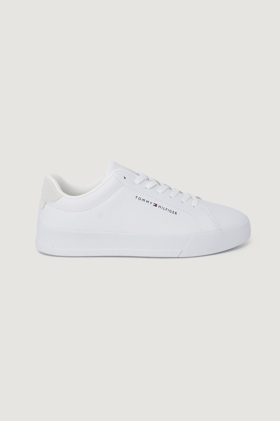 Uomo Tommy Hilfiger | Sneakers Tommy Hilfiger Court Leather Bianco