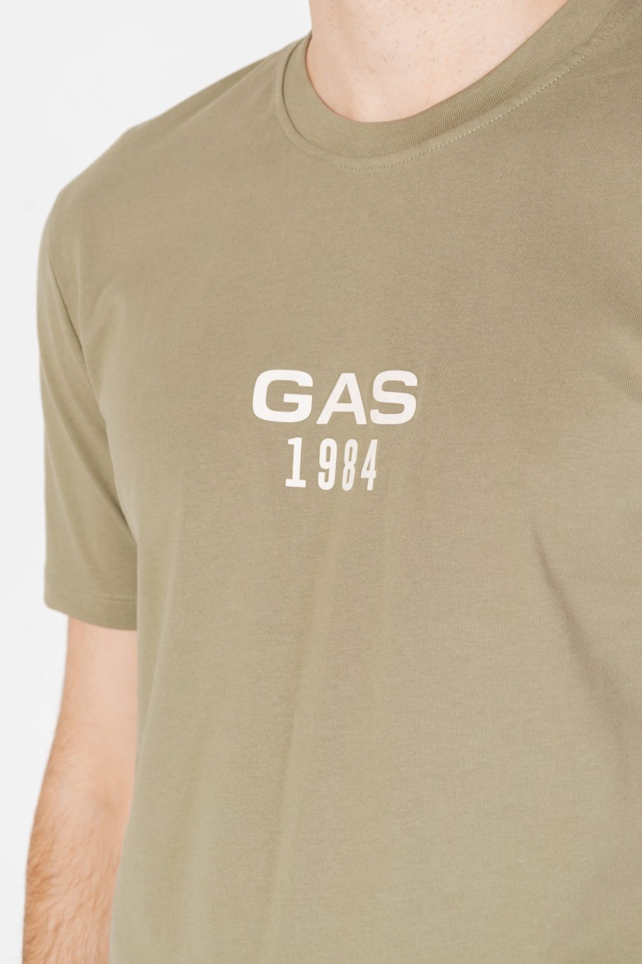 Uomo Gas | T-Shirt Gas Dharis 1984 Verde