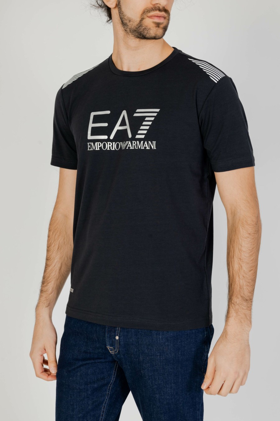 Uomo EA7 | T-Shirt Ea7 Blu