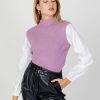 Donna Jacqueline de Yong | Maglia Jacqueline De Yong Jdysaga L/S Shirt Pullover Knt Viola