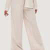 Donna Only | Pantaloni A Palazzo Only Onltokyo Hw Linen Blend St Pant Pnt Noos Beige