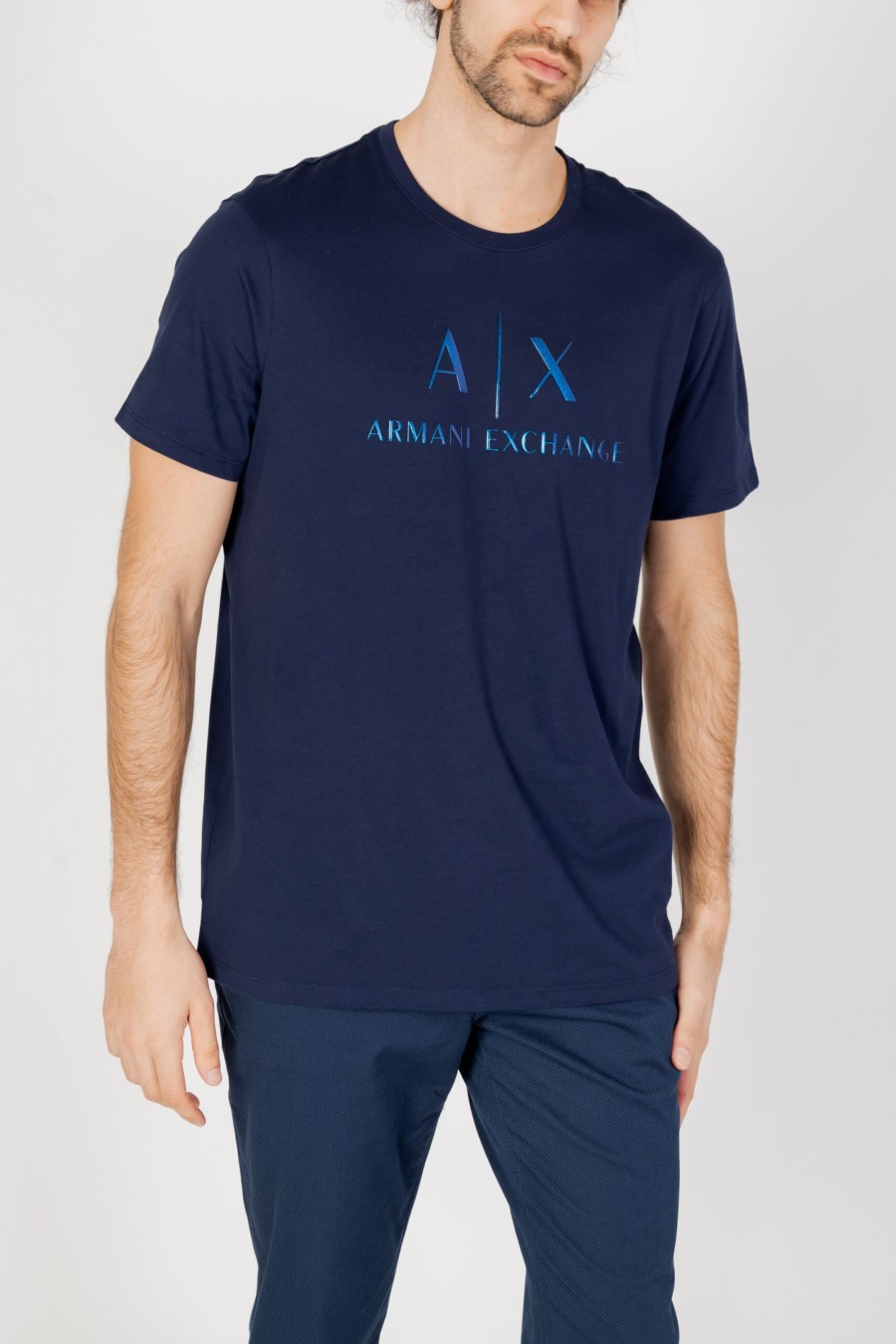 Uomo Armani Exchange | T-Shirt Armani Exchange Blu