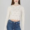 Donna Only | Maglione Only Onlviva Life Ls Crop O-Neck Cc Knt Beige