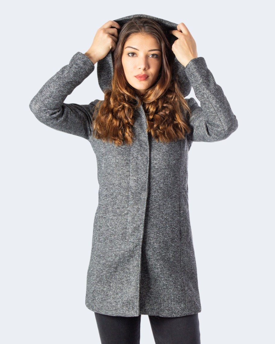 Donna Only | Cappotto Only Onlsedona Light Otw Noos Grigio Scuro