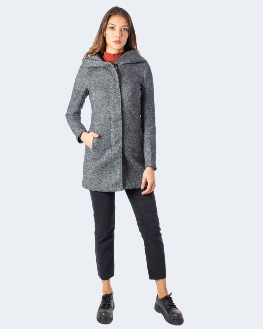 Donna Only | Cappotto Only Onlsedona Light Otw Noos Grigio Scuro