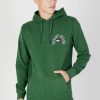 Uomo Tommy Hilfiger | Felpa Con Cappuccio Tommy Hilfiger Tjm Reg Arched Logo Verde