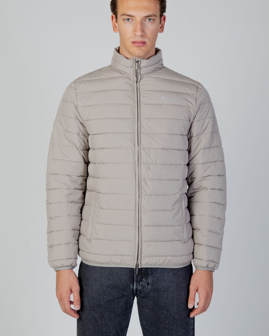 Uomo Aquascutum | Giacchetto Aquascutum Active 100Gr Mock Neck Jacket Grigio