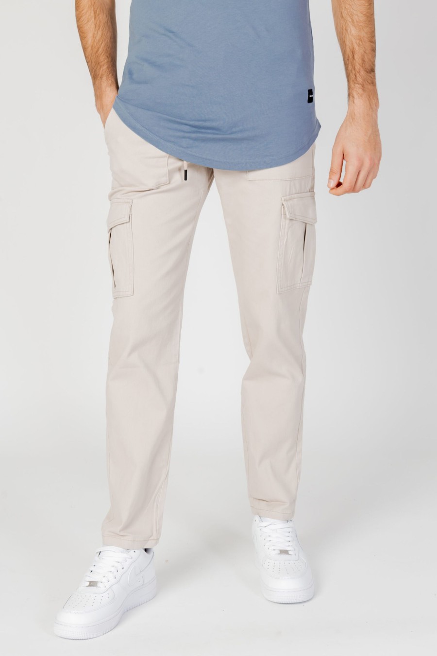 Uomo Only & Sons | Pantaloni Only & Sons Onsluc Cargo Tap 0121 Beige Chiaro