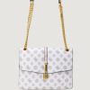 Donna Guess | Borsa Guess James Logo Girlfriend Bianco