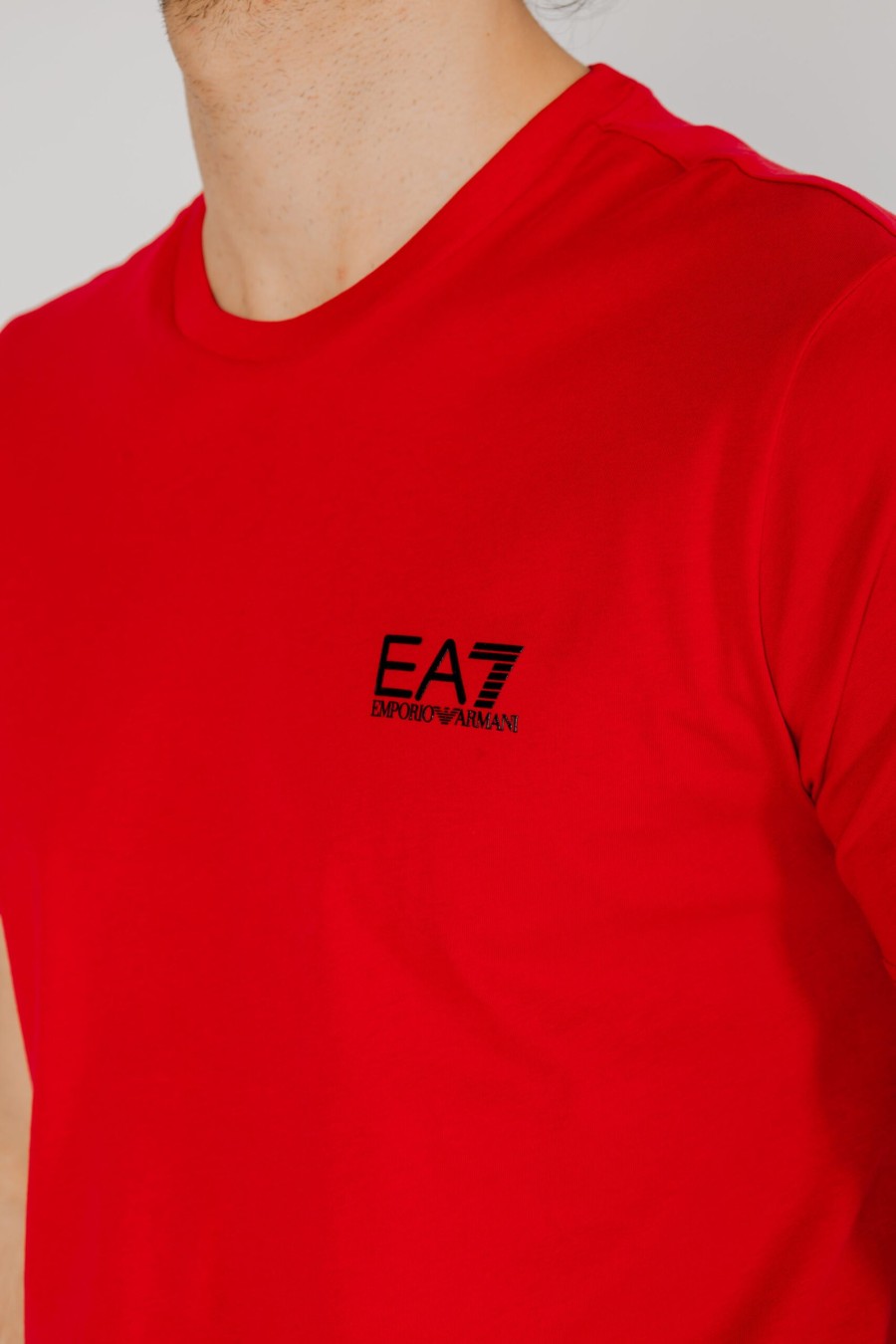 Uomo EA7 | T-Shirt Ea7 Red-Black