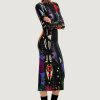 Donna Desigual | Vestito Lungo Desigual Malaga Lacroix Nero