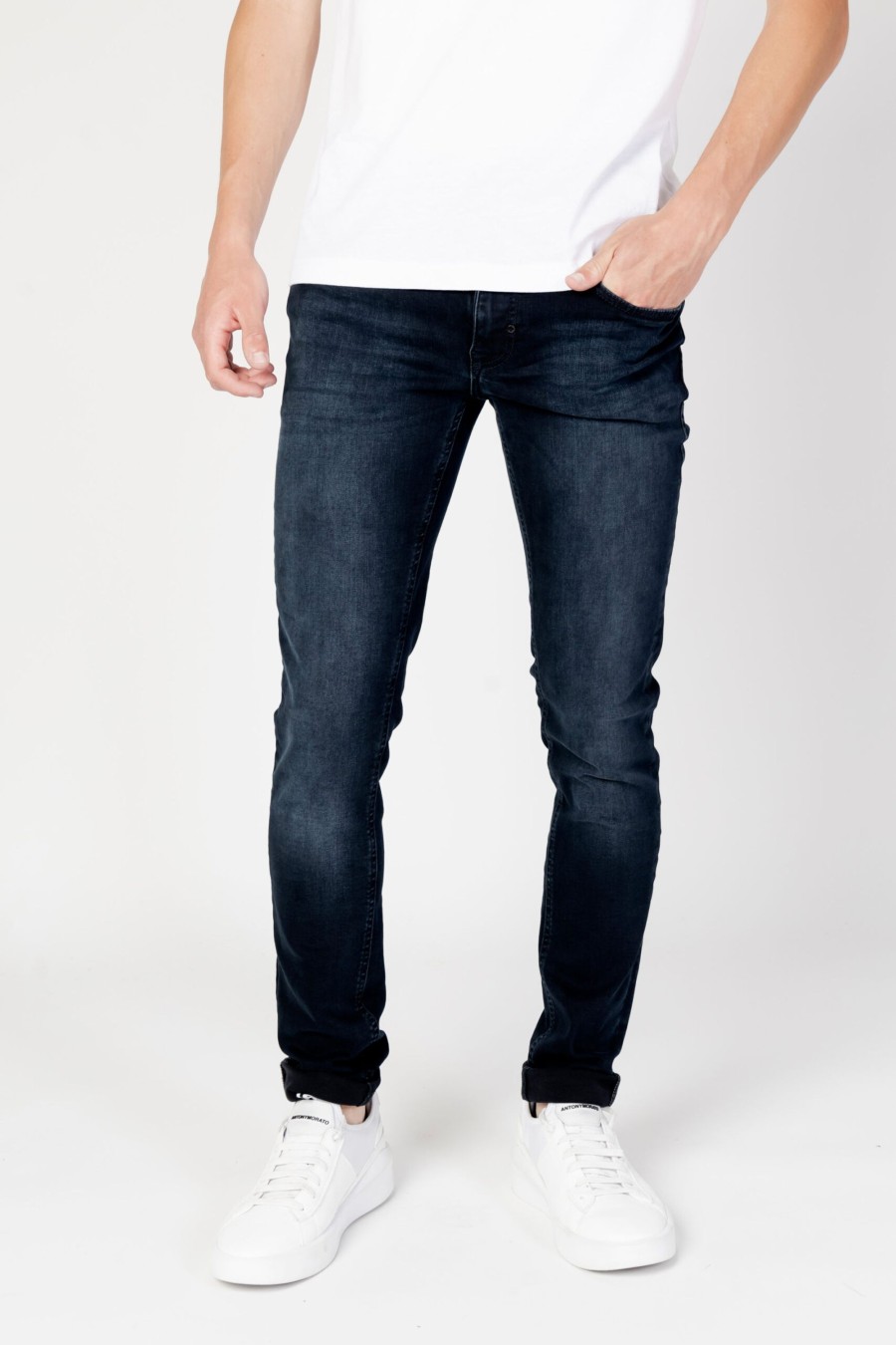 Uomo Antony Morato | Jeans Tapered Antony Morato Ozzy Tapered Fit In Power Denim