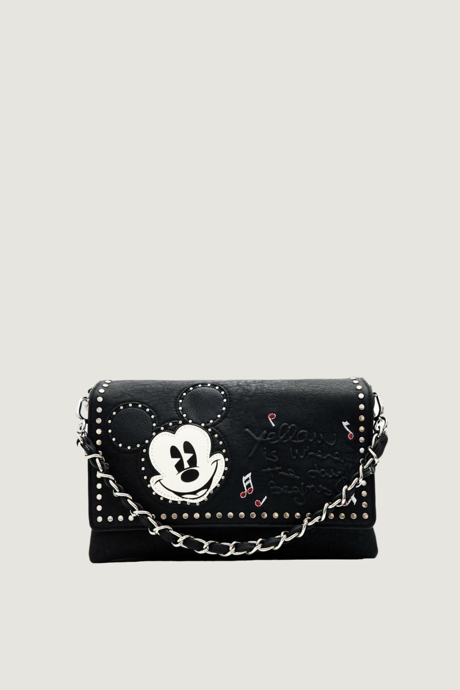 Donna Desigual | Borsa Desigual Mickey Rock Dortmund Nero