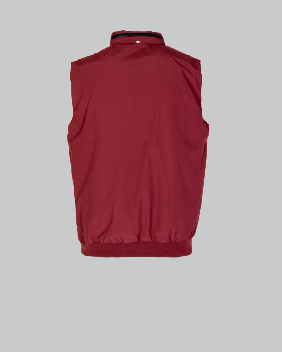 Uomo Aquascutum | Smanicato Aquascutum Active Vest Bordeaux