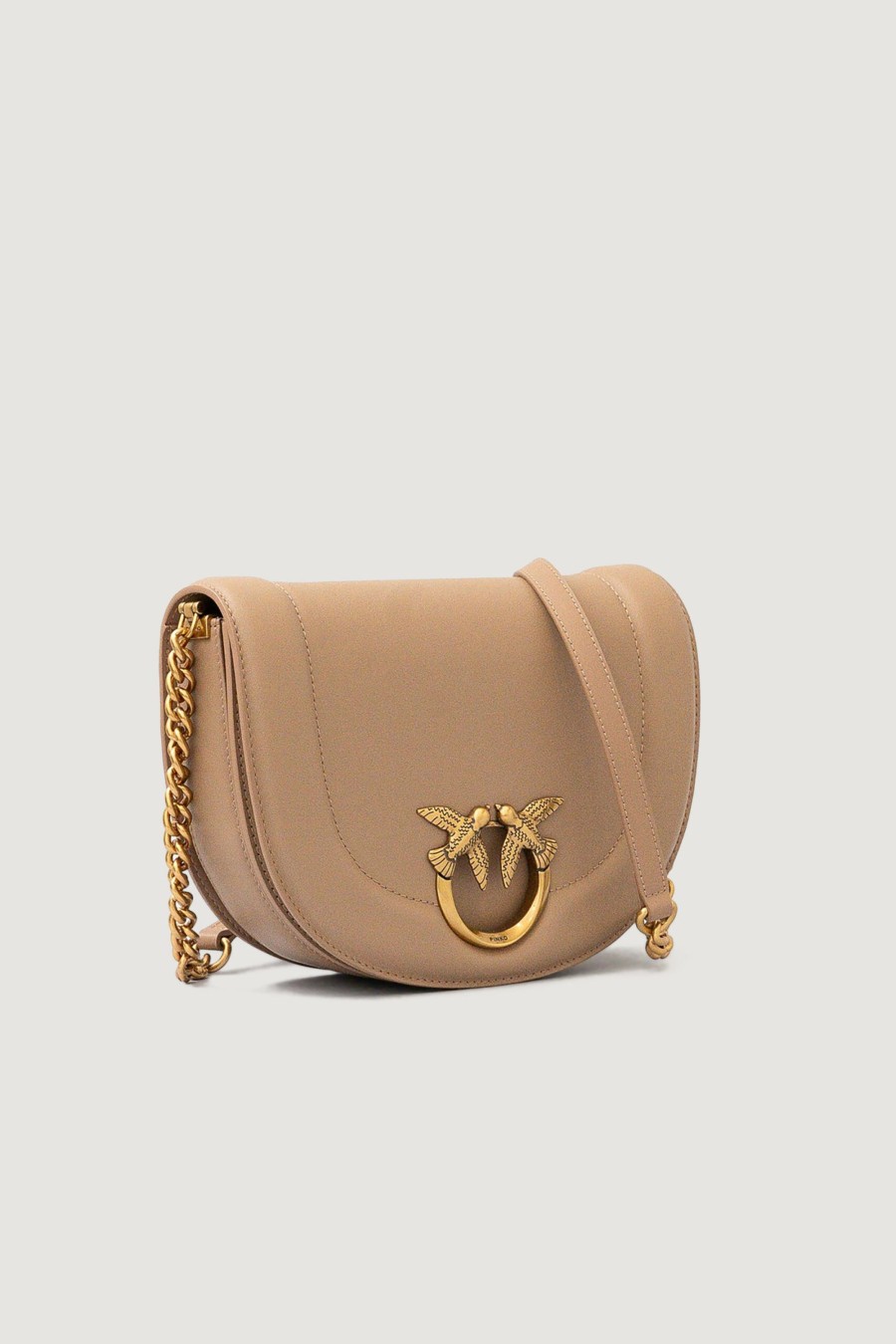 Donna Pinko | Borsa Pinko Mini Love Beige Scuro