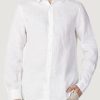 Uomo Armani Exchange | Camicia Manica Lunga Armani Exchange Bianco