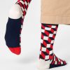 Donna Happy Socks | Calzini Happy Socks Filled Optic Sock Blue Scuro