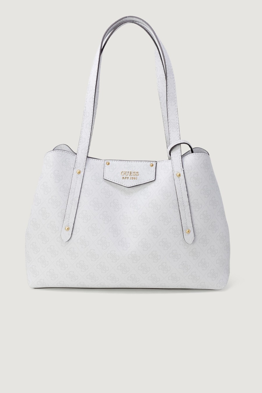 Donna Guess | Borsa Guess Eco Brenton Girlfriend Satchel Grigio