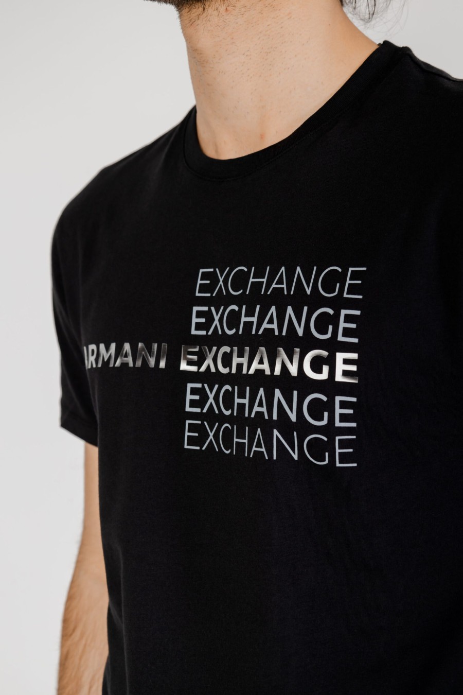 Uomo Armani Exchange | T-Shirt Armani Exchange Nero