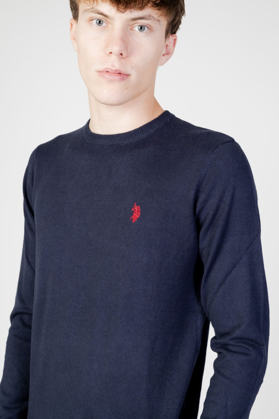 Uomo U.S. Polo Assn. | Maglia U.S. Polo Assn. Leon Eh03 Blu