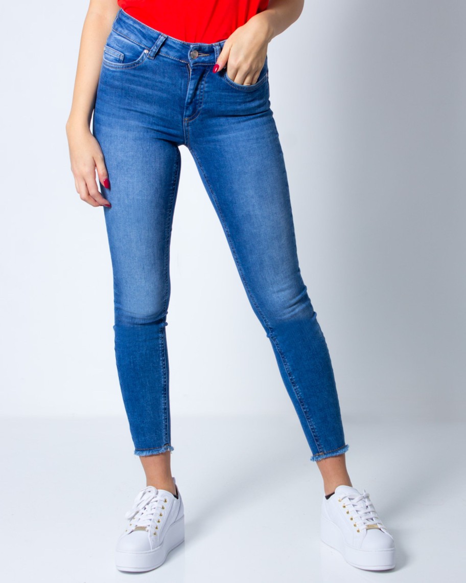 Donna Only | Jeans Skinny Only Onlblush Midsk Ankraw Rea12187 Noos Blue Denim