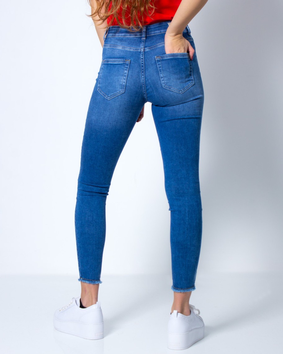 Donna Only | Jeans Skinny Only Onlblush Midsk Ankraw Rea12187 Noos Blue Denim