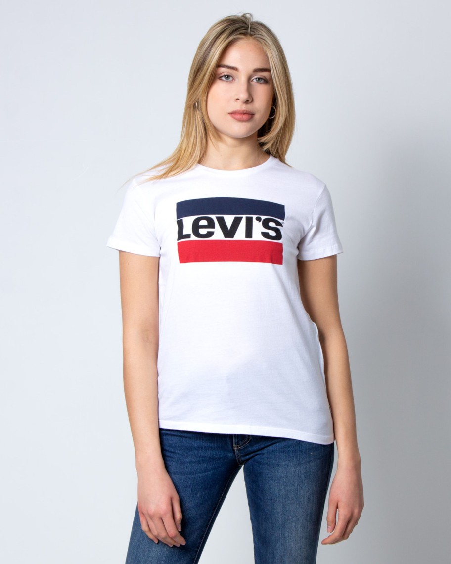 Donna Levi's® | T-Shirt Levi'S® The Perfect Graphic Tee Bianco