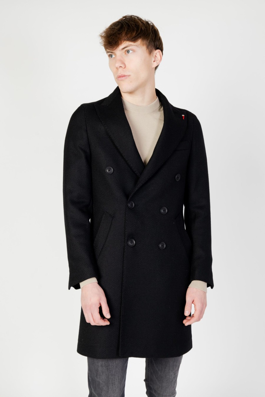 Uomo Mulish | Cappotto Mulish Cps-7007 Nero