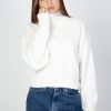 Donna Calvin Klein | Maglione Calvin Klein Boucle High Neck Swe Latte