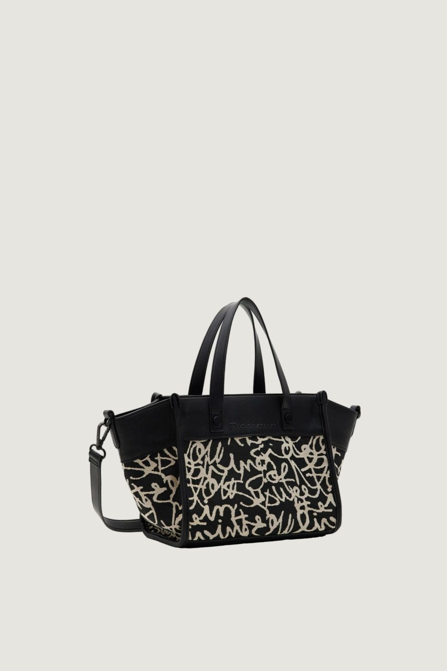 Donna Desigual | Borsa Desigual Bols_Lettering Guimar Mini Nero