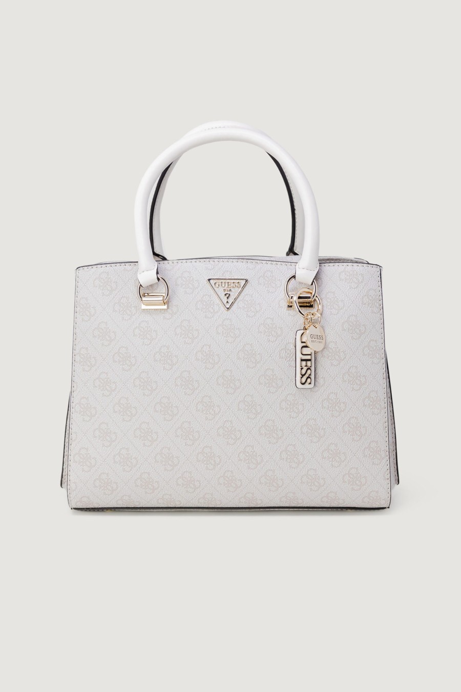 Donna Guess | Borsa Guess Noelle Girlfriend Satchel Grigio Chiaro