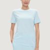 Donna Calvin Klein | T-Shirt Calvin Klein Embro Badge Celeste