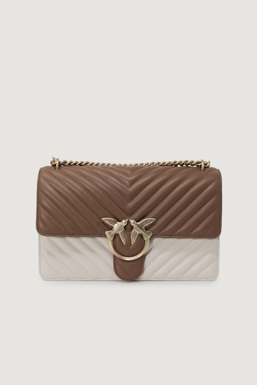 Donna Pinko | Borsa Pinko Love One Classic Sheep Nappa Cuoio