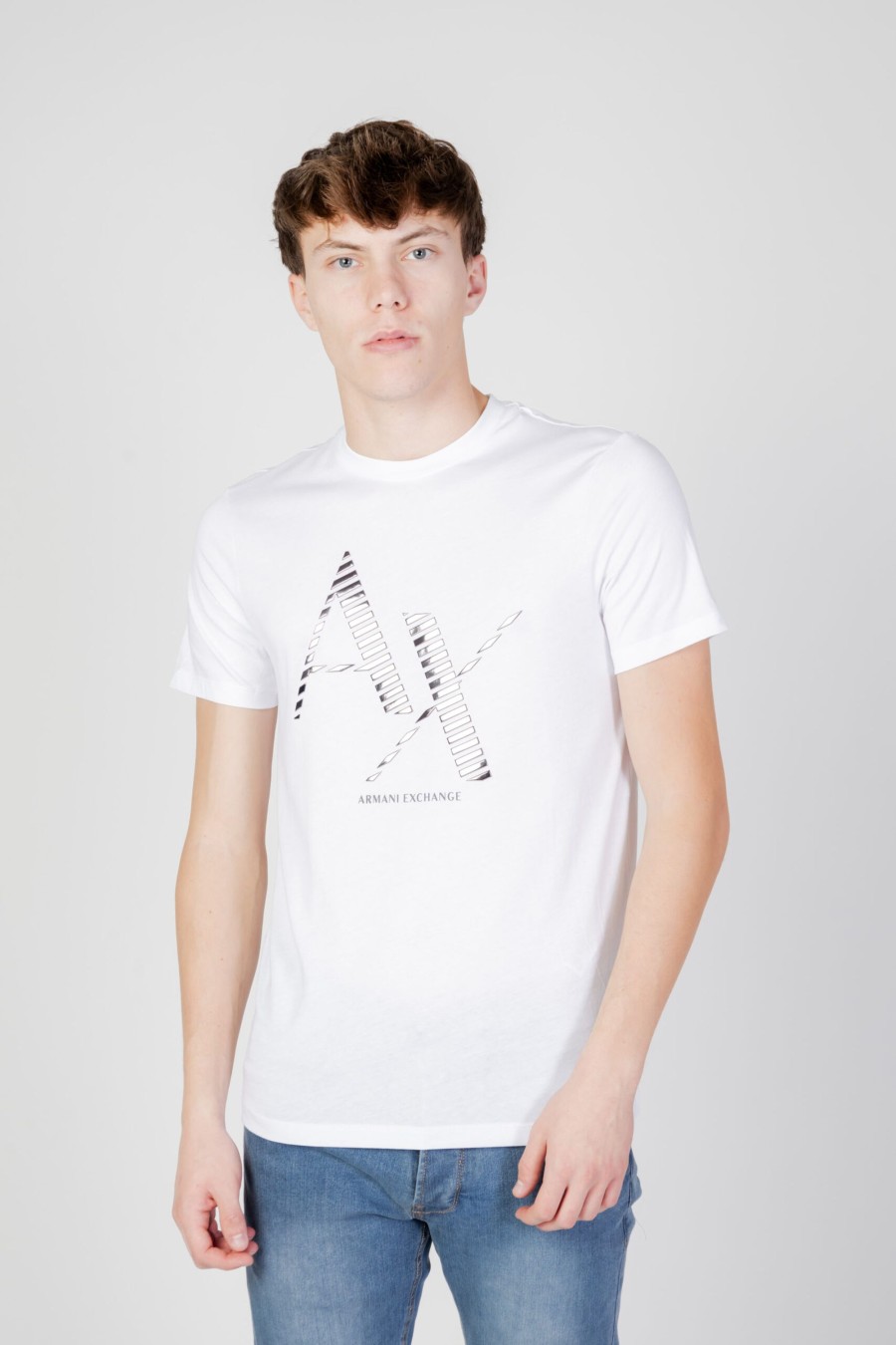 Uomo Armani Exchange | T-Shirt Armani Exchange Bianco