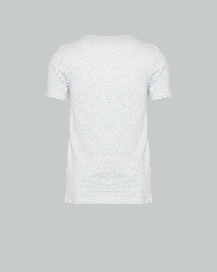 Uomo Aquascutum | T-Shirt Intimo Aquascutum Underwear T-Shirt Grigio