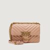 Donna Pinko | Borsa Pinko Love One Mini Dc Sheep Nappa Rosa Cipria