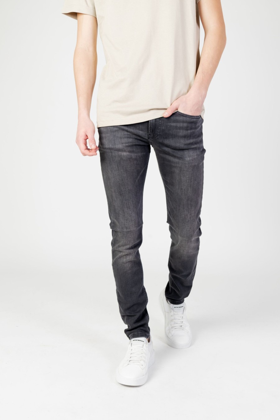 Uomo Calvin Klein | Jeans Skinny Calvin Klein Nero