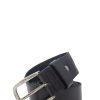 Uomo Jack Jones | Cinta Jack Jones Jacpaul Leather Noos Nero