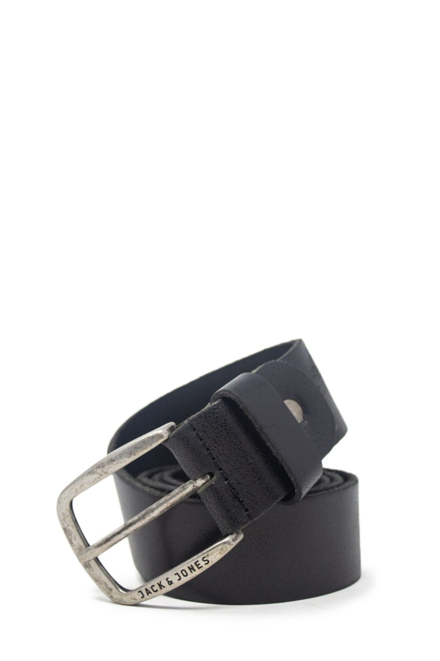 Uomo Jack Jones | Cinta Jack Jones Jacpaul Leather Noos Nero