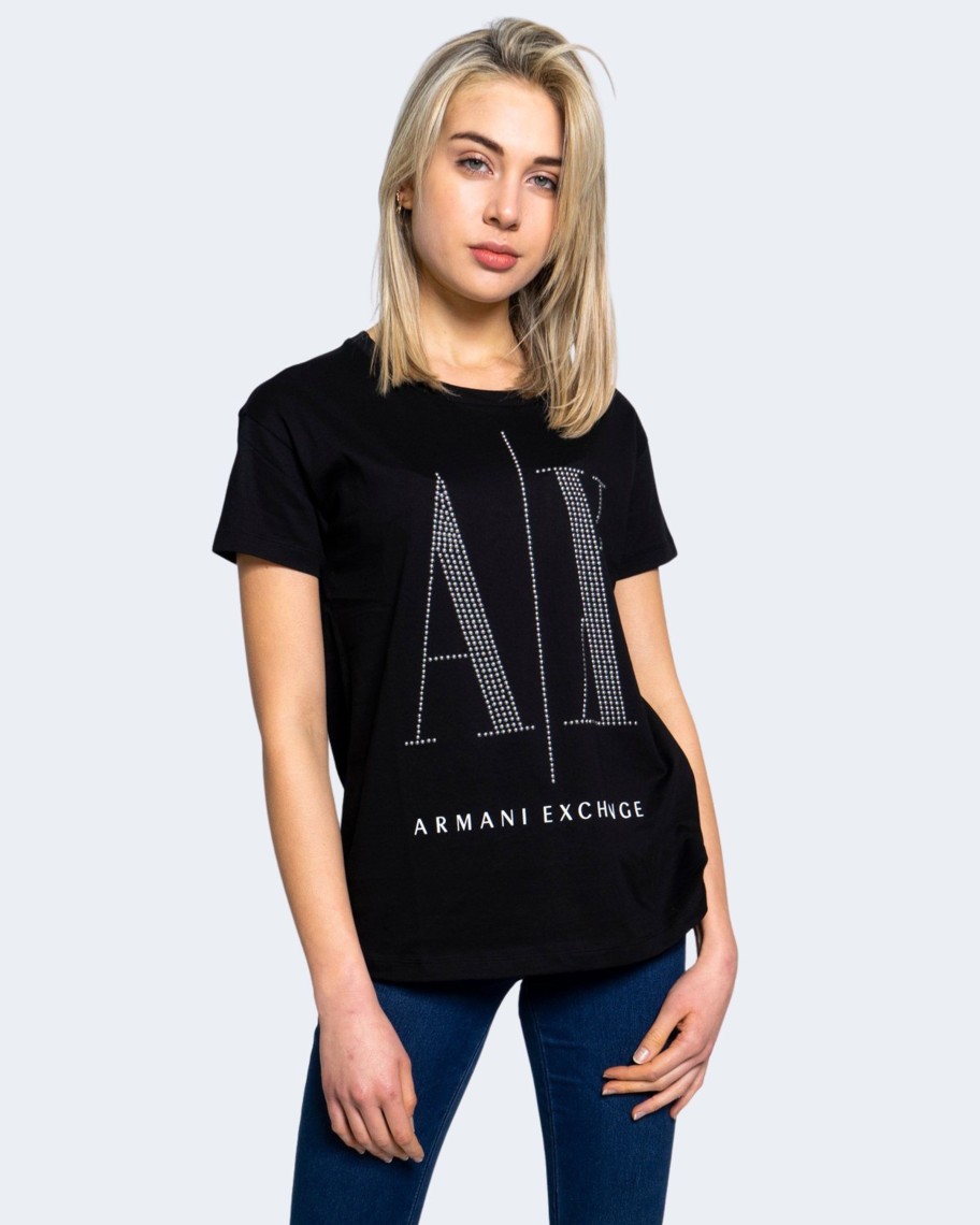 Donna Armani Exchange | T-Shirt Armani Exchange Nero