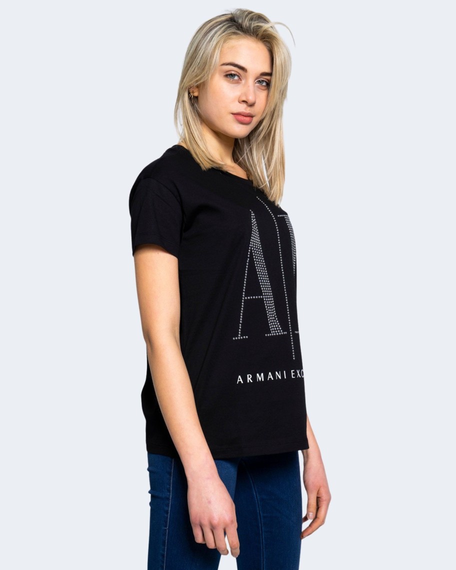 Donna Armani Exchange | T-Shirt Armani Exchange Nero