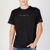 Uomo Tommy Hilfiger | T-Shirt Tommy Hilfiger Tjm Clsc Small Text Nero