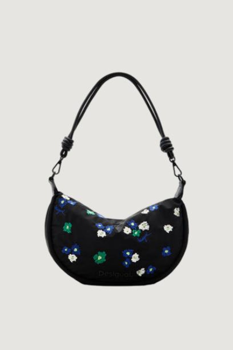 Donna Desigual | Borsa Desigual Bols_Flori Flannel Kuwait Nero