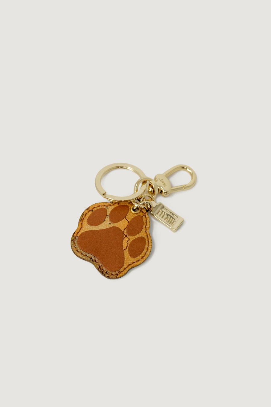 Donna Alviero Martini Prima Classe | Piccola Pelletteria Alviero Martini Prima Classe Keyholder- Charm Zampa Beige