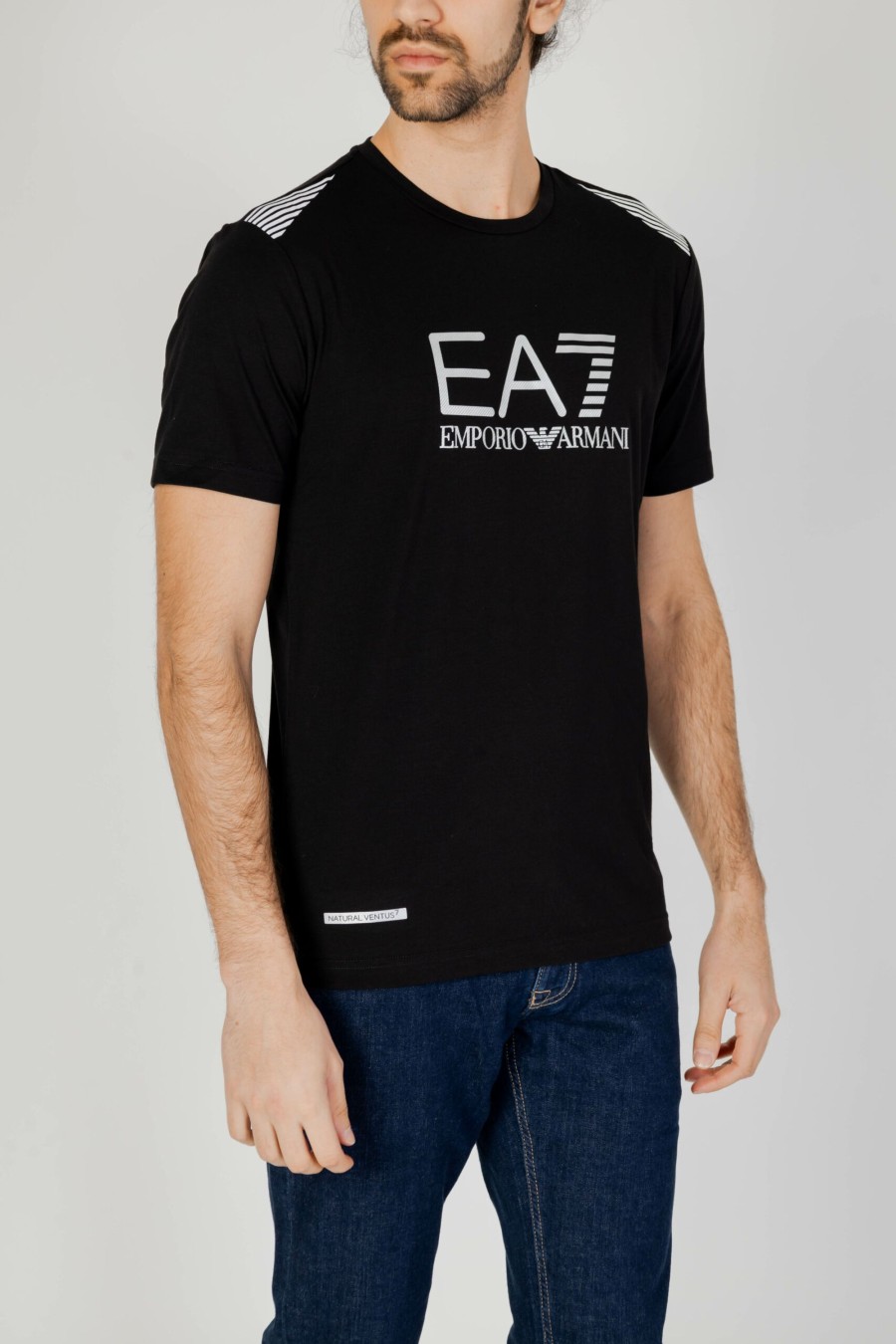 Uomo EA7 | T-Shirt Ea7 Nero