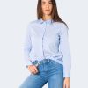 Donna Jacqueline de Yong | Camicia Manica Lunga Jacqueline De Yong Jdymio L/S Wvn Noos Celeste