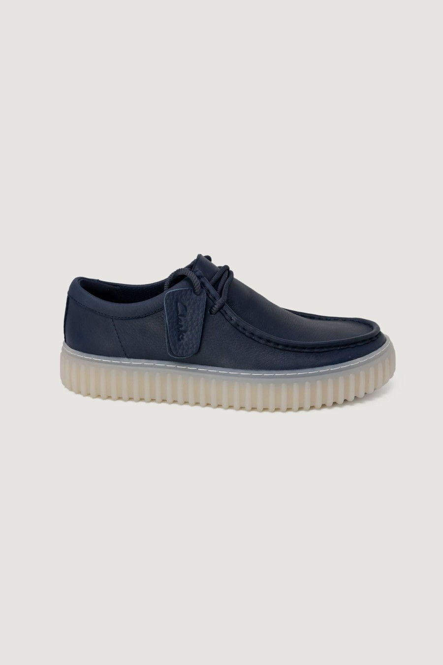 Uomo Clarks | Scarpe Eleganti Clarks Torhill Lo Leath Blu