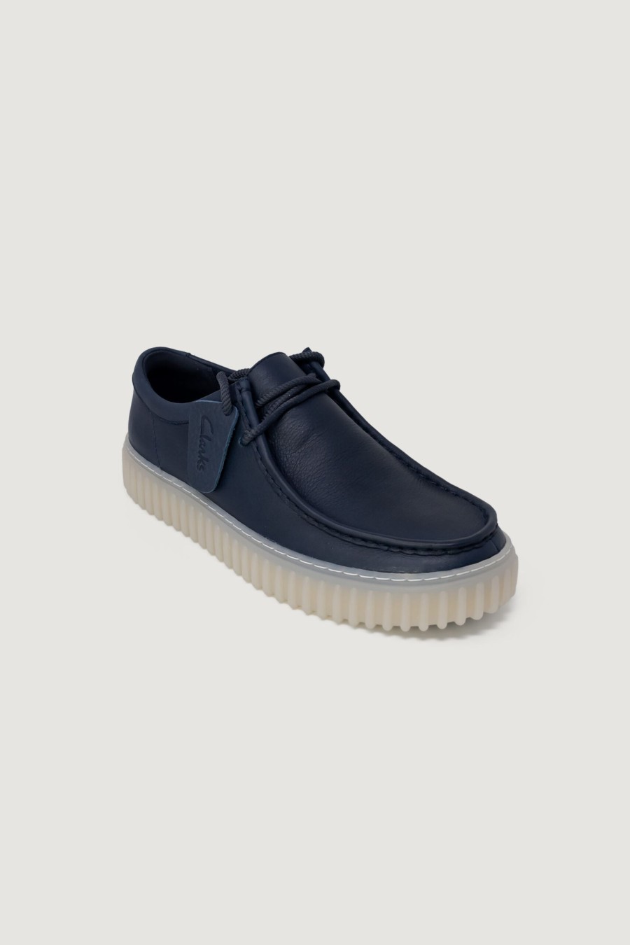 Uomo Clarks | Scarpe Eleganti Clarks Torhill Lo Leath Blu